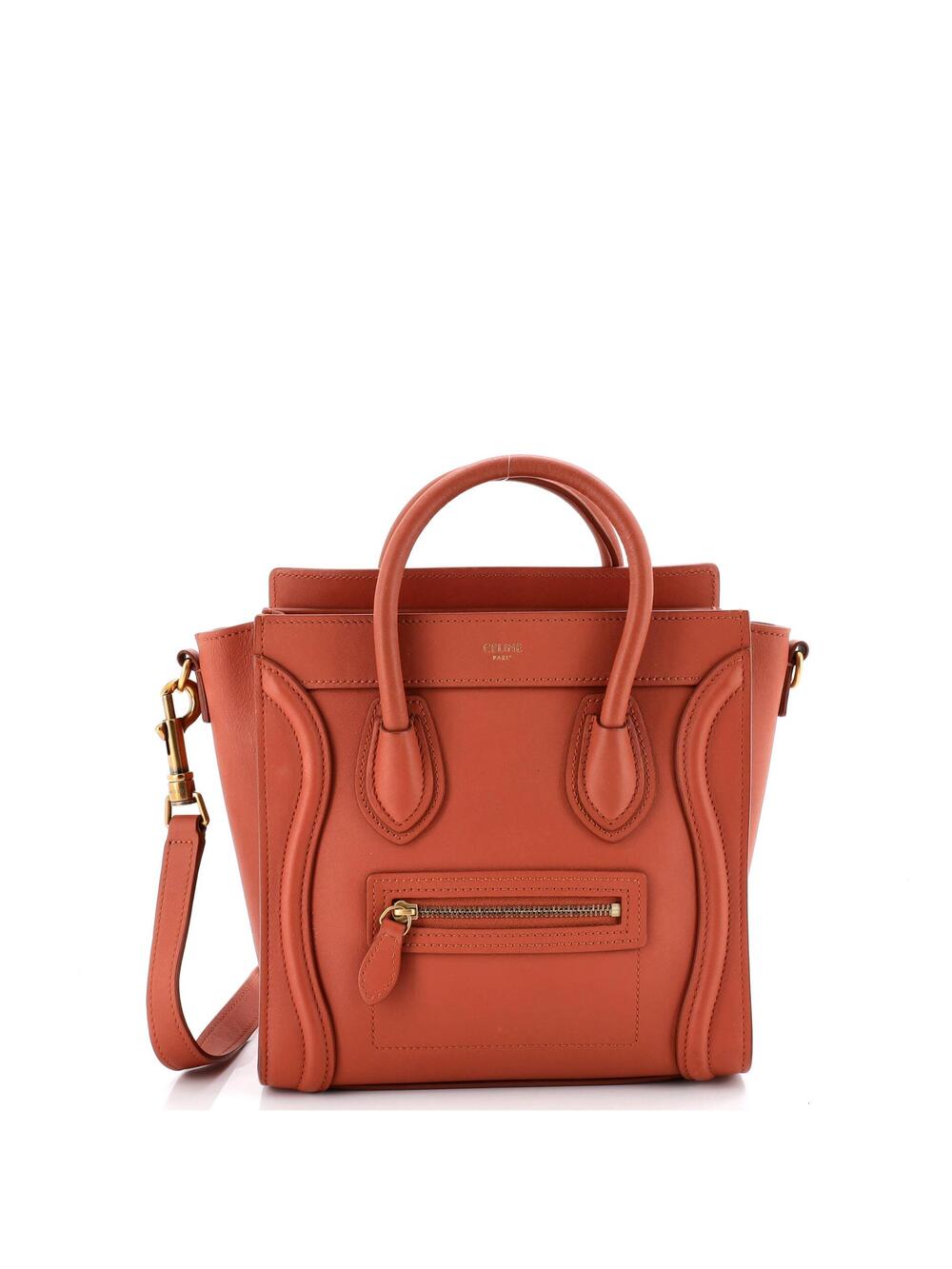 Celine Luggage Bag Smooth Leather Nano #243440C20B